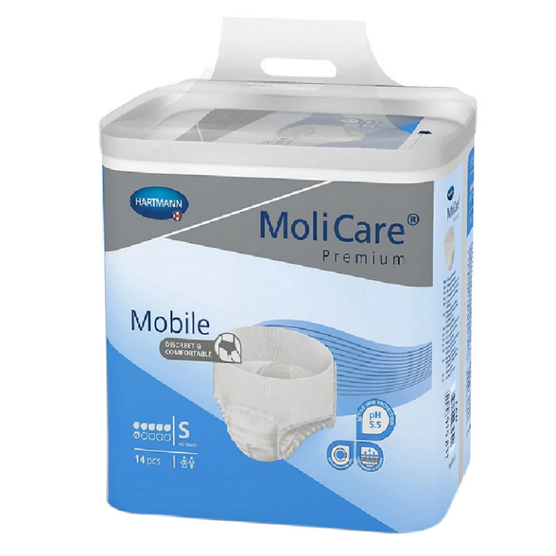 Труси поглинаючі для дорослих Hartmann MoliCare Premium Mobile 6 крапель S 14 шт